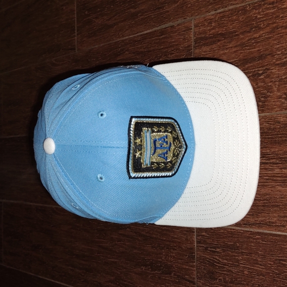 2014 FIFA World Cup Brasil Adidas Argentina Snapback Sky Blue Hat